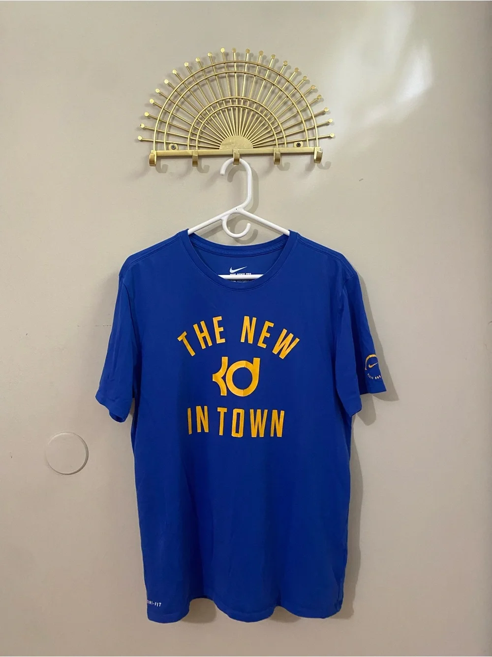 Nike Blue KD 'The New Kid In Town' Short Sleeve Shirt